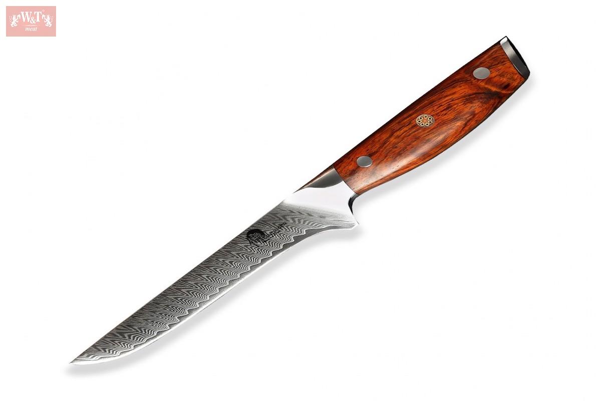 Nůž vykošťovací Boning 6" (160 mm) Dellinger Rose-Wood Damascus