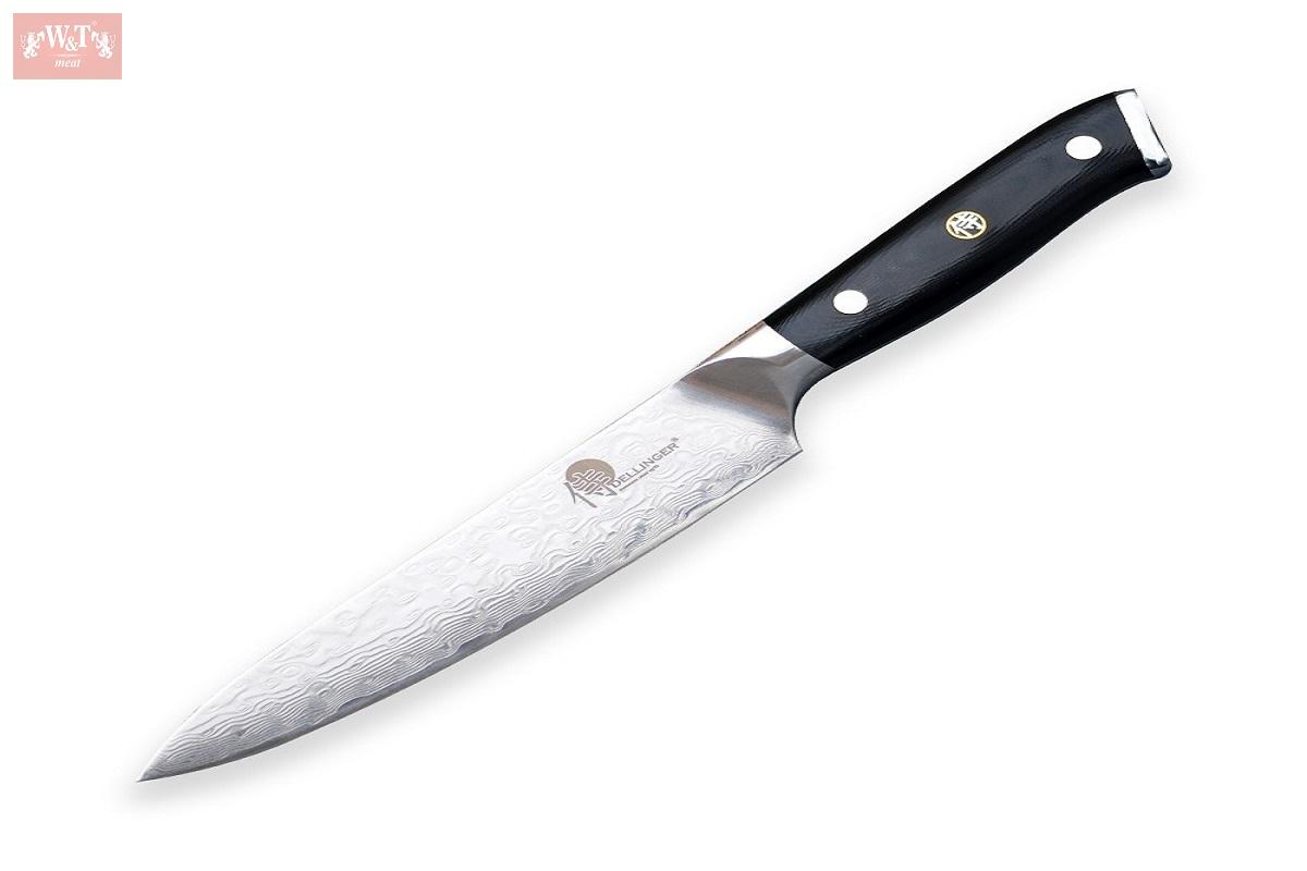 Nůž Utility 5" (130mm) Dellinger Samurai Professional Damascus VG-10