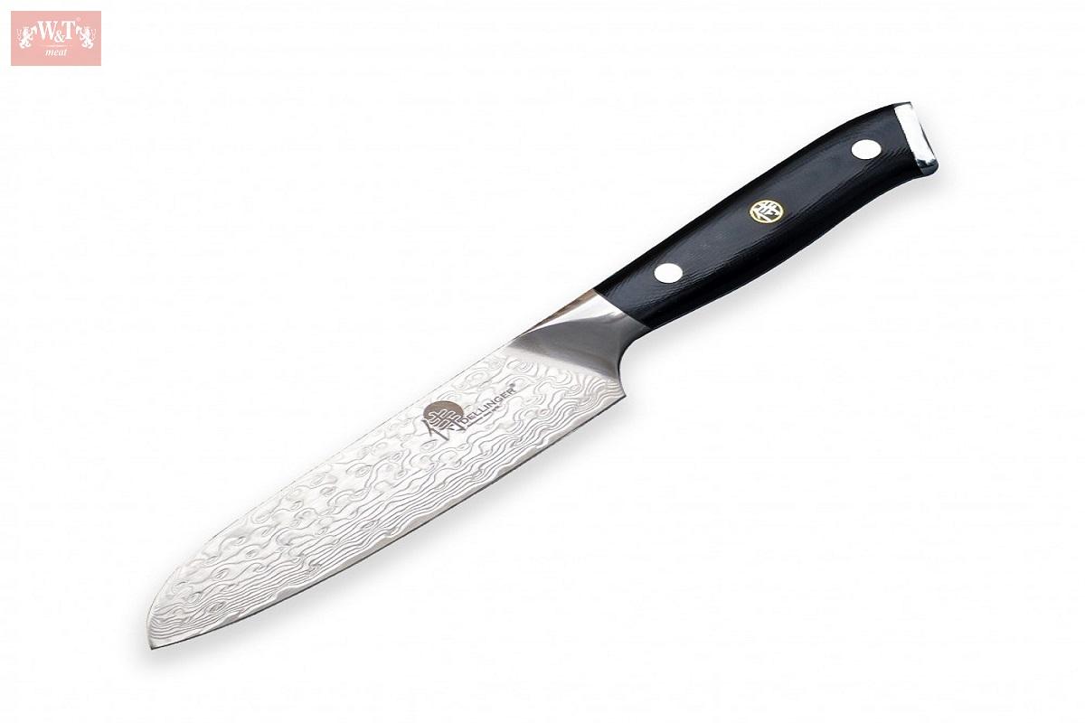 Nůž Santoku 5" (130mm) Dellinger Samurai Professional Damascus VG-10