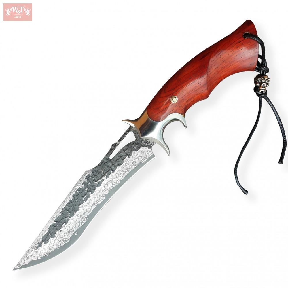 Exklusivní lovecký nůž Dellinger NASHORN s jádrem z japonské oceli vg-10 (black 