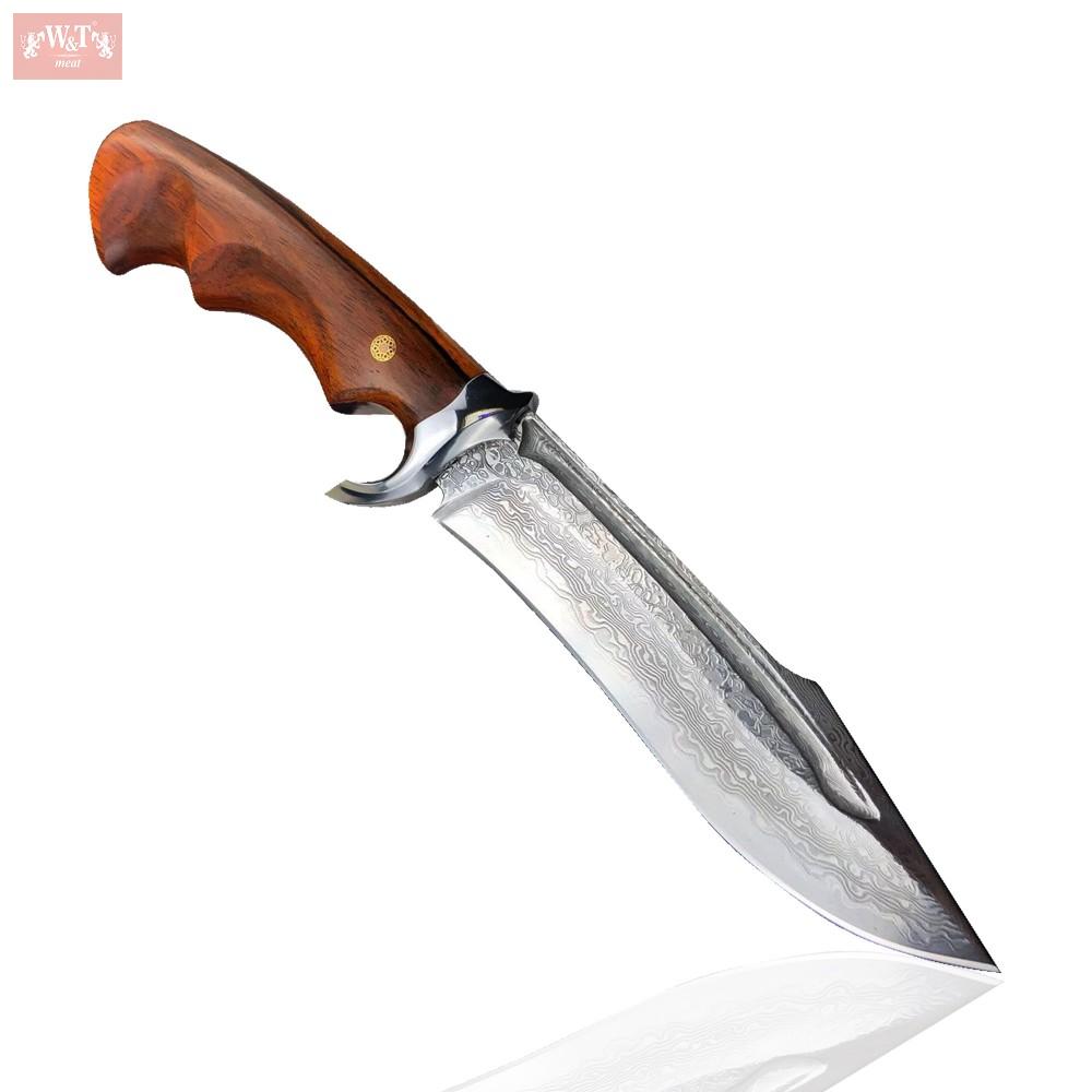 Exklusivní lovecký nůž Dellinger Cazador vg-10 Damascus