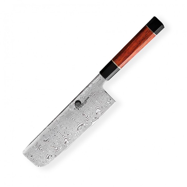 Nůž na zeleninu Nakiri 180 mm série Octagonal Full Damascus