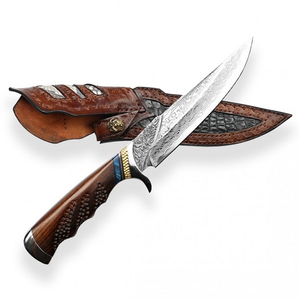 Exklusivní nůž lovecký Dellinger LANZEN z nerezové oceli vg-10